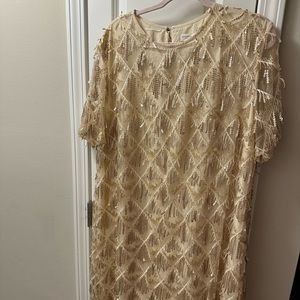 Sequin Gold Dress